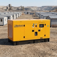 Groupe électrogène diesel silencieux à refroidissement par eau puissant 30/50/60/80/100/125 kVA, triphasé industriel