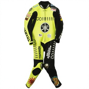 Traje de Carreras Ramaha 1 Pieza de Cuero Vacuno/Canguro para Moto de Pista/Conducción/Monos de Moto para Motociclistas Profesionales - Product Image 1