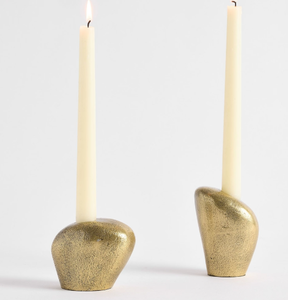 Ensemble de 2 vases modernes en métal moulé en aluminium de qualité avec fer et laiton inclus. - Product Image 5