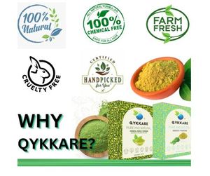 Qykkare Polvo de Henna Indigo y Herbal para Cabello Negro (Paquete de 2) 100 g x 2 = 200 g - Product Image 3