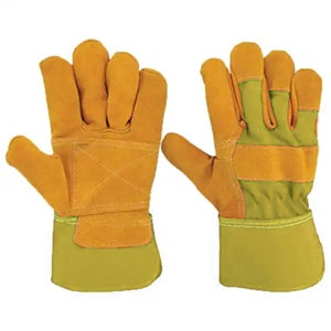Premium Quality Canadian Rigger Cowhide Split Safety <b>Gloves</b> Industrial <b>Driver</b> Working Leather Welding <b>Gloves</b> for Hand Protection - Product Image 6