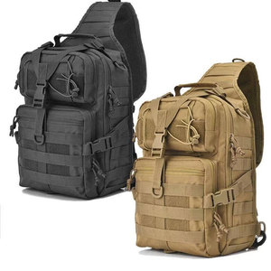 Mochila Táctica con Sistema MOLLE, Diseño Unisex de Nylon, Correa de Hombro Ajustable, Cierre de Cremallera, Capacidad de 20-36L - Product Image 1