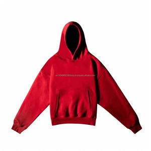 <b>American</b> High Street Wear Heavy Double Layer Boxy <b>Hoodie</b> 400 Gsm Unisex Thick 100% Cotton Two Faced Oversized Men Custom Hoodies - Product Image 2
