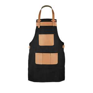 Delantal de Cuero para Hombre y Mujer |   Imprescindible para la Cocina y el Barbacoa |   Regalo de Navidad de Primera Calidad - Product Image 1