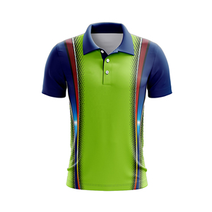 Maillot de cricket élégant à design personnalisé, de haute qualité, à séchage rapide, pour l'entraînement, léger, à manches courtes - Product Image 2