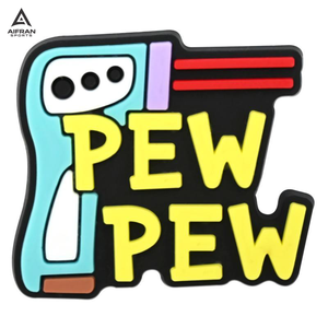 AIFRAN Breloques pour sabots en PVC souple, style lettre animale, motif fleur, accessoires DIY pour chaussures de jardin, vente en gros - Product Image 6