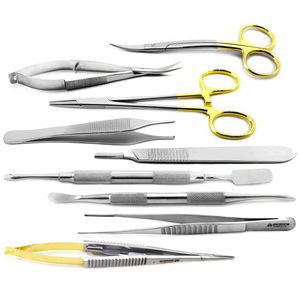 Instrumentos de Microcirugía Dental: Portaagujas Castroviejo, Pinzas, Tijeras Quirúrgicas, Pinzas de Presión, Elevadores - Product Image 1