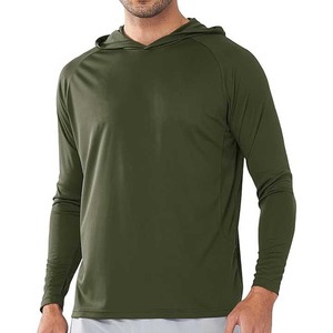 Camisetas de Pesca con Capucha para Pescadores Activos - Protección UPF 50+, Impermeables, Transpirables, Antibacterianas, de Secado Rápido, Tallas Grandes, Unisex - Product Image 1