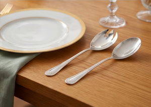 Classic Victorian Design Stainless Steel Serving Spoon <b>Salad</b> <b>Tools</b> For Household Catering And Events Cutlery Banquet Hotel - Product Image 2
