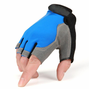 Gants de cyclisme sportifs confortables à doigts complets, forte adhérence, tissu respirant, support de paume en gel, lumineux, coupe-vent, pour longues balades - Product Image 3