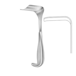 Juego de Instrumentos Quirúrgicos de Ginecología TAEGER, Palanca Ósea Curva de 175 mm, Punta Cega de 12 mm de Ancho, Acero Inoxidable, Certificado CE, Venta al Por Mayor - Product Image 1