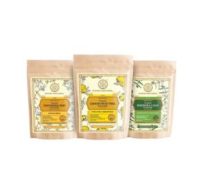 ผงสมุนไพรออร์แกนิค KHADI NATURAL แพ็ค 3 ชนิด มะนาว ฟีนูกรีก บราห์มี - Product Image 1