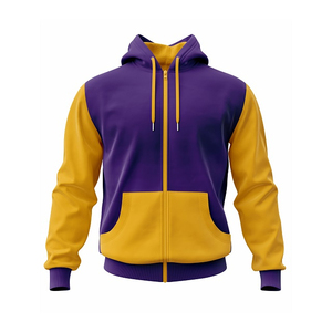 Nouveaux sweats à capuche zippés pour hommes en coton 100% de haute qualité, coupe-vent, en polaire, décontractés, streetwear, au meilleur prix raisonnable - Product Image 1