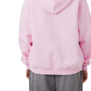 ELEGANT CORPORATION Women's <b>Orange</b> Hooded <b>Fleece</b> Sweatshirt Solid Breathable Eco-Friendly Quick Dry Full Sleeve Casual Knitted - Product Image 5
