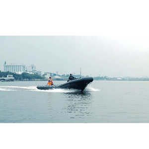 Bateau de travail professionnel en PE rotomoulé de 10 m avec moteur hors-bord 200-500 CV, capacité de charge élevée, cabine personnalisable, utilisation de patrouille - Product Image 1