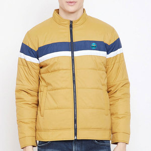 Factory Direct Sale New Arrival Long Sleeves <b>Men</b> <b>Puffer</b> <b>Jacket</b> Stand Collar Front Logo Customized Wholesale Winter <b>Jacket</b> - Product Image 1