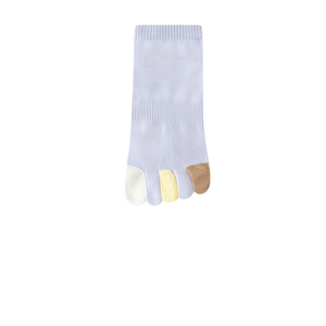 Chaussettes à cinq doigts pour femmes, style fin d'été, couleur bonbon, absorbant la transpiration, résistantes aux odeurs, chaussettes courtes pour femmes, printemps - Product Image 4