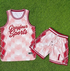Ensemble de maillots de basket-ball Team Next, 100% polyester respirant, impression sublimée, design de couleur personnalisé pour l'entraînement et la compétition - Product Image 6