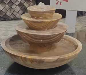 Fuente de agua laminar de piedra natural, ecológica y duradera, fuente grande de arenisca para exteriores - Product Image 2