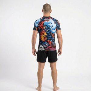 Rash Guard Best Jiu Jitsu <b>Compression</b> <b>Shirt</b> MMA <b>Custom</b> Direct Injection <b>Design</b> Fightwear UPF50 Short Martial Arts Apparel - Product Image 2