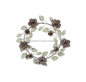 Handmade Rustic Finished Metal <b>Wreath</b> New Design Christmas <b>Wreath</b> For Festival Decoration Metal <b>Wreath</b> In High Quality - Product Image 6
