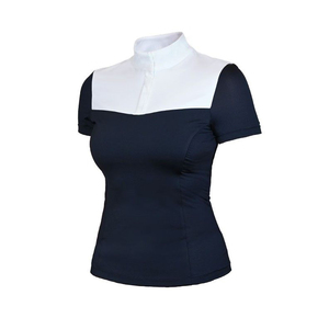 Chemise de base pour l'équitation pour femmes, grande taille, respirante, à séchage rapide, de haute qualité, personnalisée, avec logo tricoté - Product Image 5