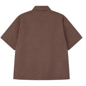 <b>Mens</b> Short Sleeve <b>Padded</b> <b>Shirt</b> Modern Boxy Fit Casual Streetwear Lightweight Summer Overshirt Solid Color Fashion Top - Product Image 2