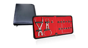 Universal Dental Rubber Dam Kit with Complete Isolation Instruments Rubber Dam <b>Frame</b> Punch <b>Clamp</b> Forceps Assorted <b>Clamps</b> - Product Image 6
