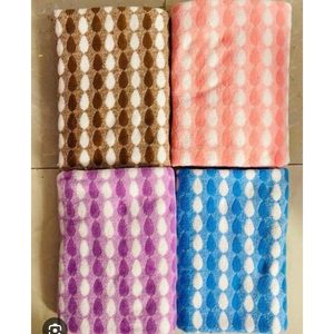 Ensemble de serviettes de bain rayées 70x140cm 280 GSM, serviettes douces et absorbantes pour la maison ou l'hôtel, pour la douche - Product Image 1