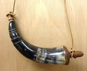 Contenedor Tradicional de Cuerno de Búfalo Natural Ecológico para Polvo, Estilo Náutico Vintage, Hecho a Mano, para Caza, Regalo Empresarial - Product Image 2