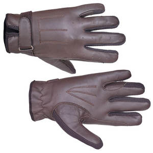 Gants d'équitation en cuir de haute qualité pour l'hiver, personnalisables en gros, avec poignées antidérapantes - Product Image 4