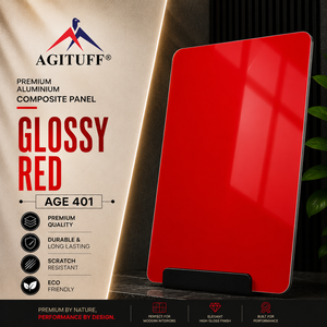 Panel Compuesto de Aluminio (ACP/ACM) Moderno con Recubrimiento PVDF Rojo, Ignífugo, Ligero, para Revestimiento de Fachadas de Edificios y Villas en Exteriores - Product Image 4