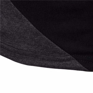 Polo asymétrique color-block pour homme 2026 – Coupe ajustée décontractée élégante à manches courtes – Haut de sport noir, blanc et gris - Product Image 6