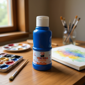 Pinturas Artísticas de Acuarela Azul Oscuro, Témpera Azul Oscuro, en Envase de Plástico, Hecho en China - Product Image 3