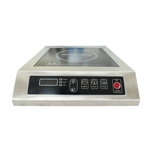 Cuisinière à induction commerciale KEIFU 3500W haute puissance en acier inoxydable, contrôle précis de la température, minuterie, plaque chauffante 275x275mm, 2 - Product Image 1