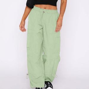 High Demand Cargo Jeans High Waist Loose Casual Trousers Vintage Lady Multi Pocket Streetwear Straight Cargo <b>Denim</b> Jeans Pants - Product Image 3