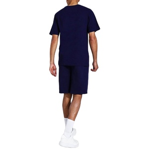 Camisetas Personalizadas de Alta Calidad con Pantalones Cortos, 100% Algodón, Conjunto Ligero de Verano para Hombre, Ropa Masculina - Product Image 6
