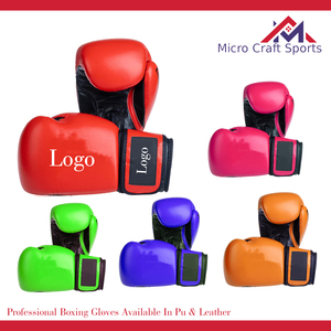 Gants de boxe professionnels disponibles en PU et cuir, fabricant d'équipements et de gants de boxe sur mesure, Sialkot, Pakistan - Product Image 3