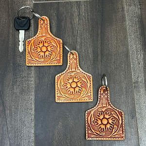 Porte-clés en cuir de vachette fait main, prix d'usine, personnalisé, tendance, accessoires haut de gamme pour sacs, voitures, cadeaux - Product Image 5