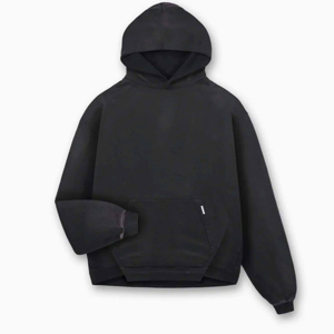 Sweat à capuche délavé à l'acide pour homme, en coton original, anti-rétrécissement, respirant, avec service OEM de qualité économique - Product Image 5