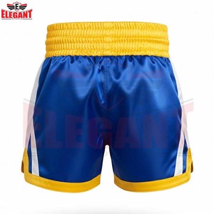 Equipo de Entrenamiento de Boxeo de Poliéster Transpirable, en Azul y Amarillo, de Alta Calidad, para Otoño, Diseño Moderno - Product Image 2
