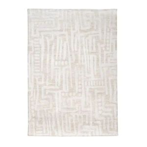 Alfombra Moderna de Lana Anudada a Mano con Patrón Geométrico, Rectangular, de Lana y Acrílico, Pelo Medio, para Sala de Estar, Decoración del Hogar - Product Image 1