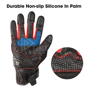 Guantes de Carreras de Primera Calidad para Pilotos Profesionales |   Resistente a Impactos |   Cuero de malla transpirable |   Diseño Personalizable | - Product Image 2