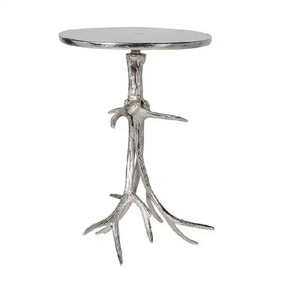 Modern Brass Coffee <b>Table</b> with Tempered Glass Top Contemporary Living Room Furniture Decorative Center <b>Table</b> - Product Image 6