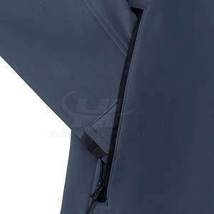 Nouvelle veste softshell d'hiver pour homme, design personnalisé, avec col montant et logo frontal, respirante, écologique, zippée, personnalisable - Product Image 5