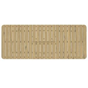 Tavolo da Pranzo Estensibile in Teak Chiaro per Uso in Spiaggia - Product Image 4