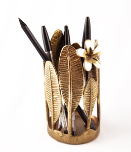 Manufacturer Brass Pen Holder Stationery <b>Stand</b> for Office Multi-Functional Simple <b>Desktop</b> Brass Pen Holder Top Price - Product Image 2