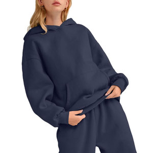 Prix de gros – Sweat à capuche pour femme le plus vendu, 100 % coton respirant, style pull-over uni, sweats à capuche pour femme - Product Image 4