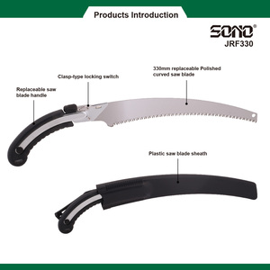SONO JRF330 Professional Curved Blade Hand <b>Saw</b> with Quick-Change Replaceable Blade and Ergonomic Universal Handle - Product Image 2