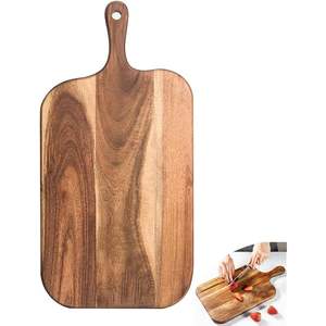 Tabla de Cortar Rectangular de Madera Maciza Resistente para Preparación y Servicio de Carne, Superficie Lisa, Tabla de Picar para Cocina - Product Image 4